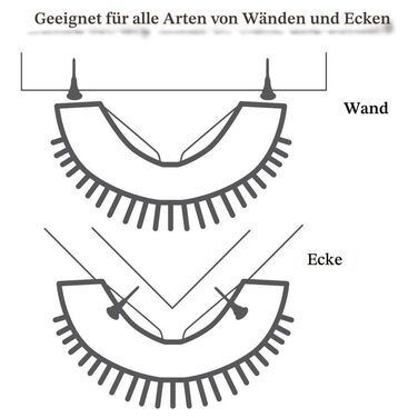 М'яка щітка для котів з масажною куточком, самостійний грумінг, 4 шт. (сірий)