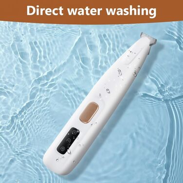 Триммер для собак VSSHE: професійний, безшумний, вологостійкий, з LED-підсвічуванням, акумуляторний, для догляду за лапами, очима, вухами, обличчям та тілом собак та котів