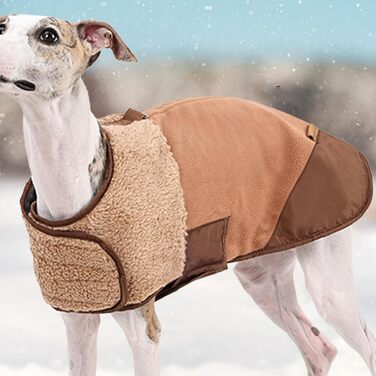 Зимовий теплий куртка для собак - тепла машина, регульоване вбрання для домашніх тварин, зимовий одяг для собак для маленьких та середніх цуценят для використання в приміщенні та на вулиці для прогулянок (S)