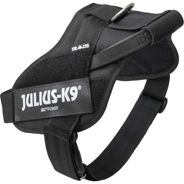Шлея Julius-K9 IDC Stealth, розмір XL/2, чорна, для собак