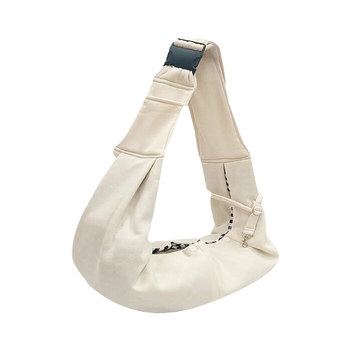 Сумка-переноска для собак та котів - зручна переноска для тварин, регульовані ремені, легке аксесуар для прогулянок та активного відпочинку, бежева