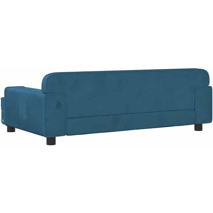 Собаче ліжко/софа для собак, 90 x 53 x 30 см, блакитне, vidaXL