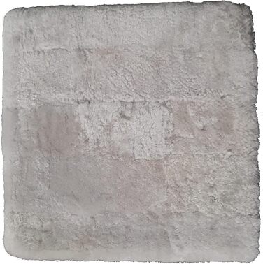 Крісло-подушка з овечої вовни Merino Reissner SIKI-PA | 40x40 см, бежевий перламутр | для авто, крісла, інвалідного візка, котячого ліжечка | Patchwork