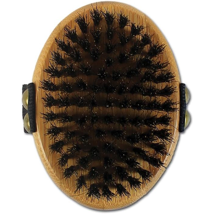 Щітка для грумінгу тварин BAMBOO GROOM Palm Brush: для собак та котів, з щетиною дикого кабана, для короткого та довгого волосся