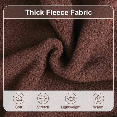 Тепла флісова жилетка для собак, пудель, дівчатка чи хлопчики, теплий пуловер, фліс, жилетка для цуценят, м'яка, еластична, тепла жилетка, одяг для домашніх тварин (Колір: Коричневий, Розмір: XXS) XX-Small Коричневий