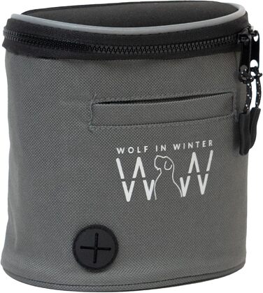 Сумка для ласощів Quickdraw для собак – сумка для дресирування з тримачем клікера та диспенсером для відходів – зручна сумка для ласощів для собак – міцна, світловідбивна (Чорна)