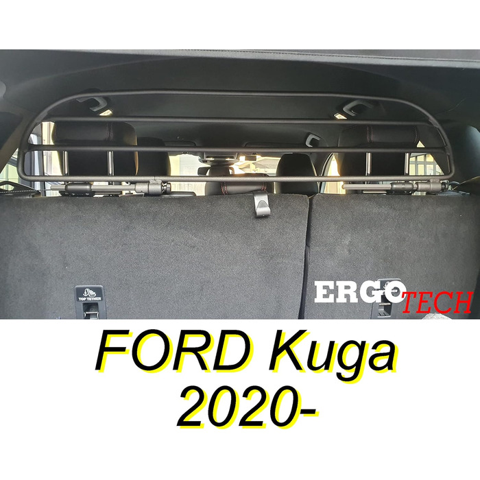 Сітка перегородки для собак Ford Kuga (з 2020 року) ERGOTECH RDA65HBG-XS, для собак та багажу
