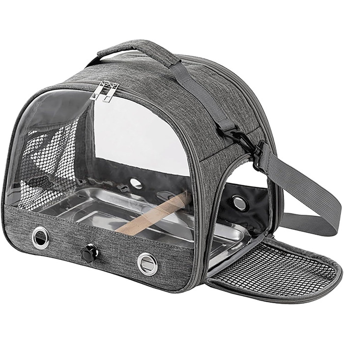 Сумка Vogel для транспортування папуг з прозорим вікном, рюкзак для маленьких домашніх тварин, складаний