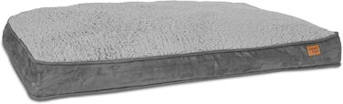 Килимок для собак ib style Dreams, м'яке ліжко для собак, килимок для сну, середні породи, зручне ліжко, знімний чохол, сірий, 100x68 см