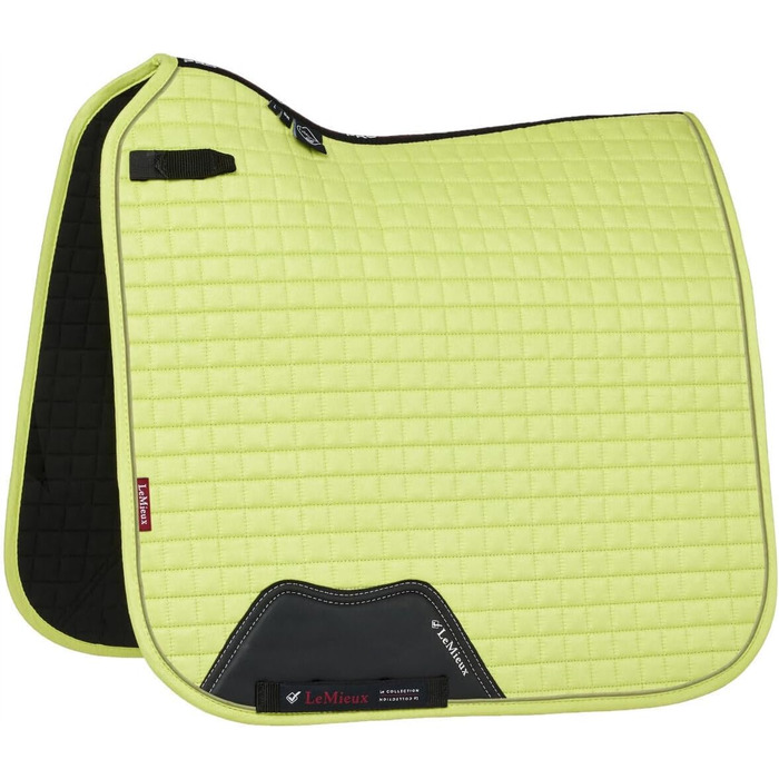 LeMieux Luxury Dressage Schabracke sage — Люксовий вальтрап для виїздки, м'який, колір шавлія