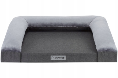 Ліжко для собак 2в1 (диван та матрац) Welsti, 70x50 см, м'яка підстилка-подушка