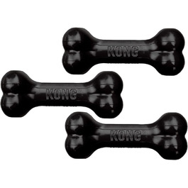 Іграшка для собак KONG Extreme Goodie Bone, середня, чорна, 3 шт