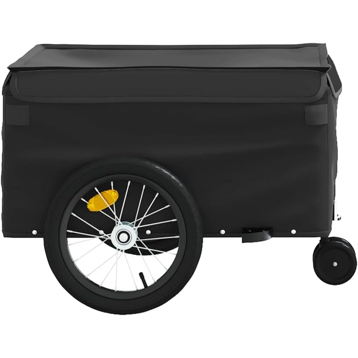 Причіп для велосипеда для собак, транспортний причіп, чорний, 45 кг, сталь, для щоденного транспортування, універсальний, легко монтується