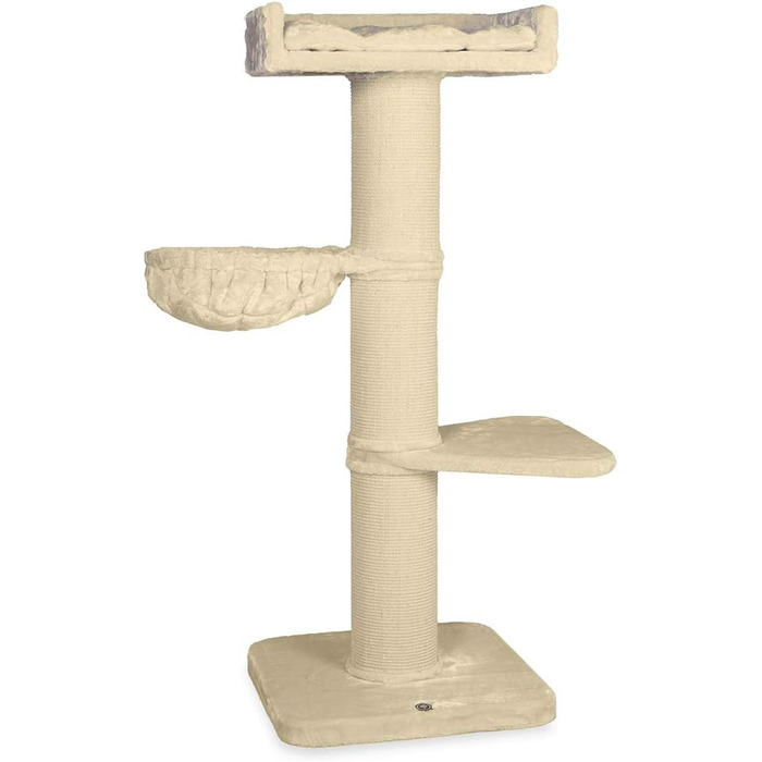 Котячий драпак CanadianCat Waterton XXL для великих котів, кремовий, 60x100x153 см
