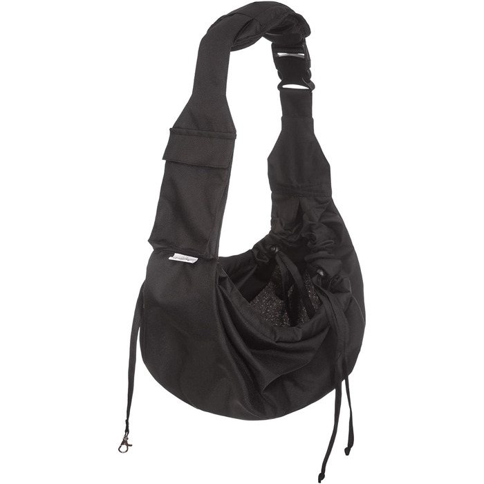 Травельник для собак та котів PillowPrim: зручний переносник для домашніх тварин на плечі (чорний)