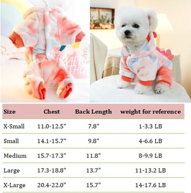 Костюм динозавра для собак, зимовий халат для цуценят, теплий халат з капюшоном, блакитна куртка для холодної погоди, теплий одяг для домашніх тварин на Різдво, Хелловін (Рожевий, M)