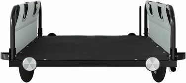 Причіп для велосипеда сірий Oxford, корзина для собак, сталь