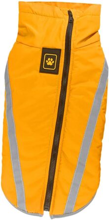 Легкий та міцний теплий зимовий накид для собак BESTonZON з світловідбиваючими смугами. Підходить для великих собак, захищає від негоди. Ідеальний для прогулянок.