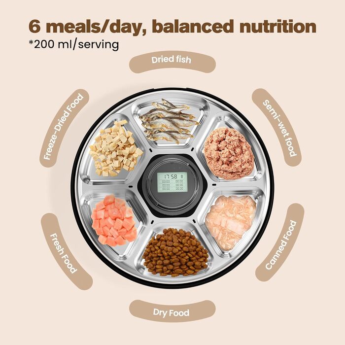 Автоматичне годування котів: Автомат для вологого корму, бездротовий, з охолодженням, для собак та котів, з таймером, з нержавіючої сталі