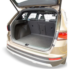 Сітка для собак Travall, сумісна з Seat Ateca (2016-), з панорамним дахом. Міцний захист багажника, сталева перегородка для тварин.