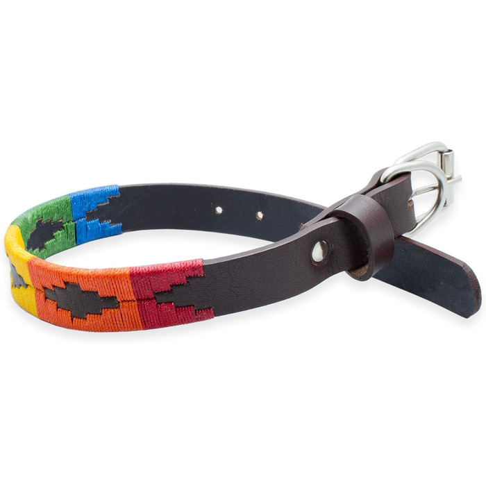 Шкіряний нашийник для собак Gaucho Goods, розмір L, Woodstock