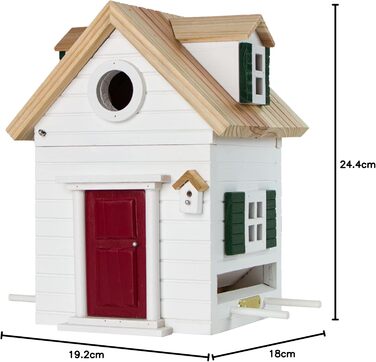 Дерев'яний годівничка та шпаківня Wildlife Garden WG1122 Multiholk New England для птахів