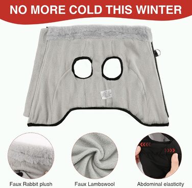 Зимова куртка для собак, водовідштовхувальна, тепла, м'яка, вітрозахисна. Куртка для собак з кріпленням для повідка, світловідбиваючі елементи, застібка-блискавка, регульована блискавка для маленьких та середніх собак (зелена, червона, XL)