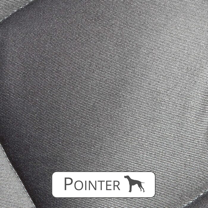 Кришка для автосидіння для собак Pointer, 125 см, сіра - захист заднього сидіння, водонепроникна, миється до 95°C