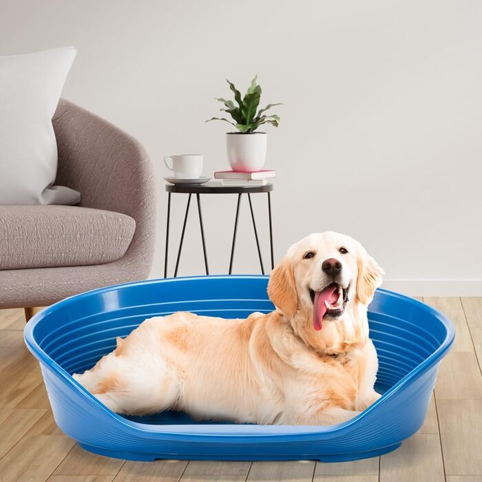 Крізь-ліжко для собак Ferplast Siesta Deluxe, XXL, 100 x 65 x 33,5 см, сірий, пластикове, знімний кошик