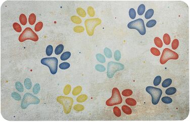 Захисна гумова підкладка Emmevi для миски, неслизька, 50x70 см, для собак та котів