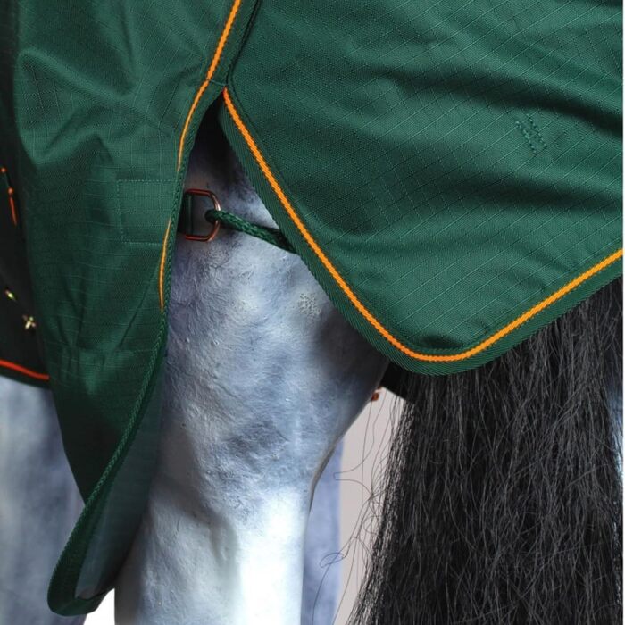 Зимовий підківник Marengos Bucas 1200D Irish Turnout - водонепроникний, дихаючий, з внутрішнім шаром та перехресним кріпленням. Розмір 145 см (50 г/м² утеплювач)