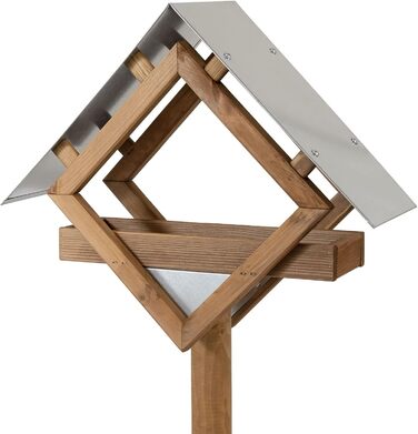 Годівниця для птахів Vogelfutterhaus Helsinki, дерев'яна, садова станція для підгодівлі