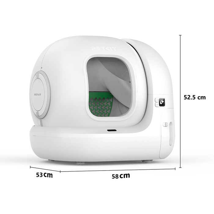 Автоматичний туалет для котів PETKIT 76 л білий