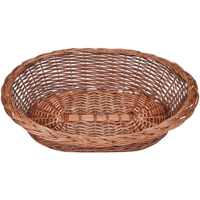 Елегантний корзинка для собак з лози, 69 см - Натуральний лежак для собак усіх розмірів, довговічний та дихаючий - Ідеально підходить для квартири, будинку та саду