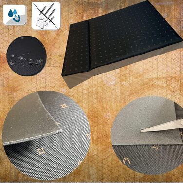 FORTISLINE Лежанка для собак, килимок для собак Everest, надміцний, водонепроникний (120x80x9 см, сірий)