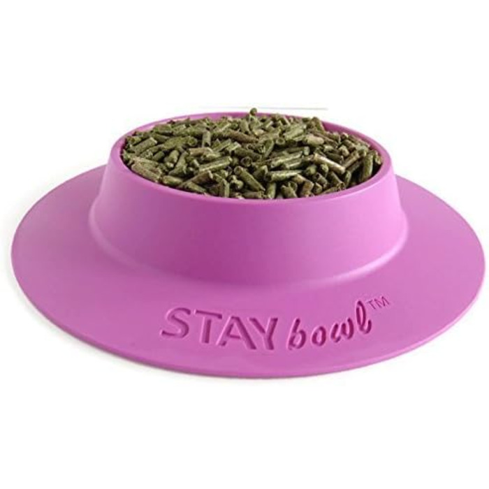 STAYbowl – миска для морських свинок та інших дрібних тварин, фіксуюча, фіолетова, 3/4 склянки