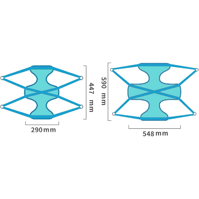 Гамак для грумінгу собак Qcwwy, професійний гамак для догляду за домашніми тваринами з триммером, ножицями та кусачками для нігтів, підходить для стрижки, грумінгу та миття собак (L)