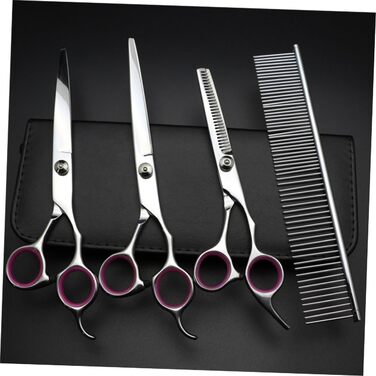 Набір для грумінгу собак та котів INOOMP: ножиці, гребінець, тканина для догляду за шерстю