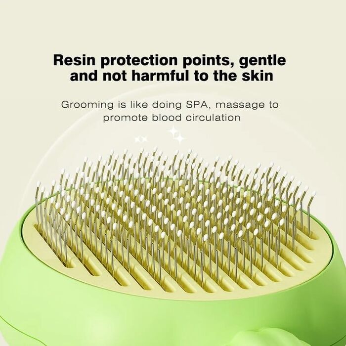 Бурштук для догляду за шерстю котів з довгим хутром, щітка для собак та котів, гребінець для котів, щітка для догляду за домашніми тваринами, для кошенят, кроликів, інструмент для видалення шерсті, масажна чистка, Knot Blue