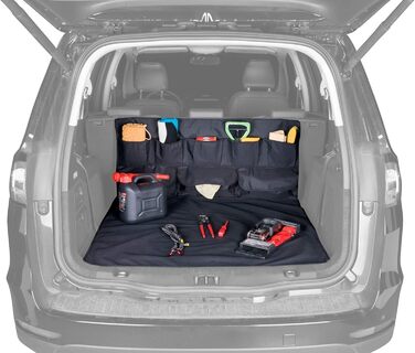 Захист вантажного краю кузова Walser, універсальний захист для собак, килимок у багажник для собак, захист кузова багажника, килимок захисту краю багажника, захист для собак 80x64 см (кришка багажника)