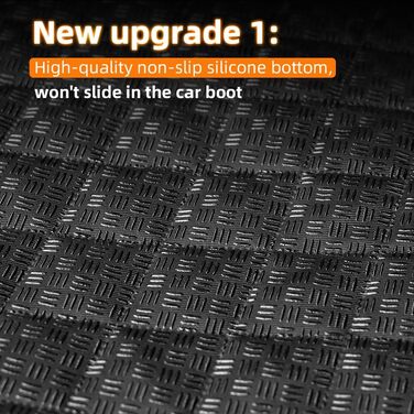 Захист для багажника автомобіля KYG для собак з неслизьким дном, захистом бокових панелей та краю завантаження, універсальний килимок для багажника, ковдра для собак в авто, водонепроникний та стійкий до подряпин 195 * 105 см (потовщений + 1 кишеня)