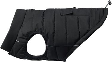Тепла водонепроникна зимова куртка для собак Spark Paws Warmshield™, флісова, вітрозахисна, з відбивачами, для середніх і великих порід, чорна, розмір S
