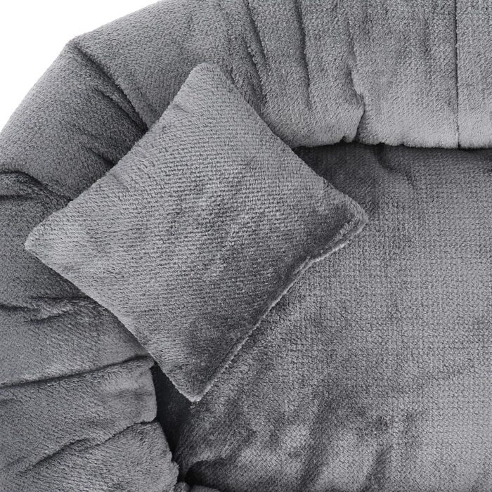 Килимок для собак Лілі - М'який лежак для собак з тканини Sorisso - М'який, довговічний, зносостійкий, міцний (M, Темно-синій)