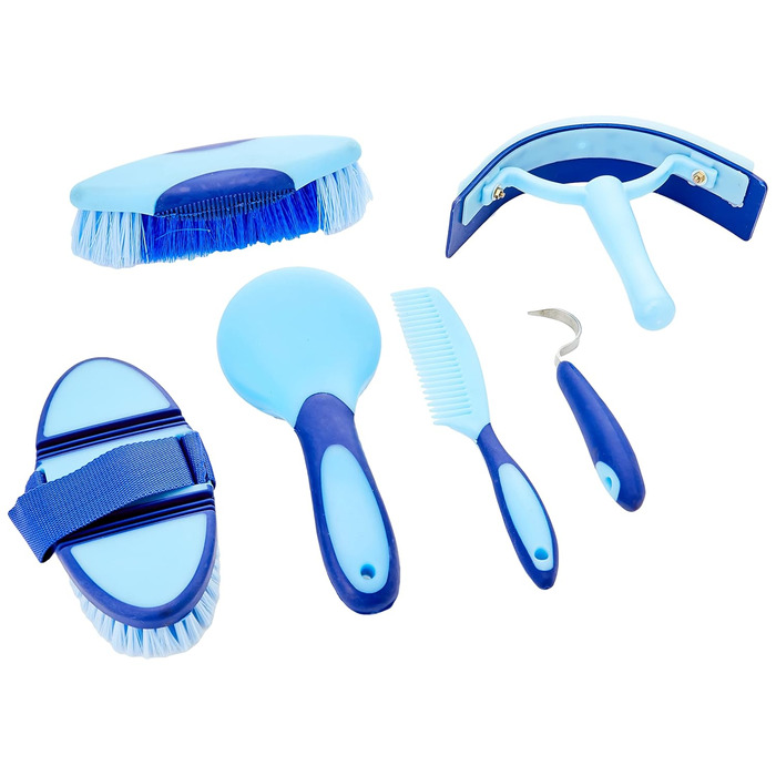 Сумка для грумінгу Rhinegold 0 з набором для догляду - блакитна, універсальний розмір