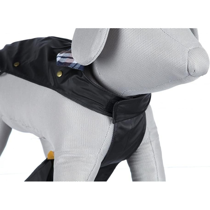 Водонепроникний дощовик для собак TRIXIE 'Paris', чорний, розмір S (36 см)