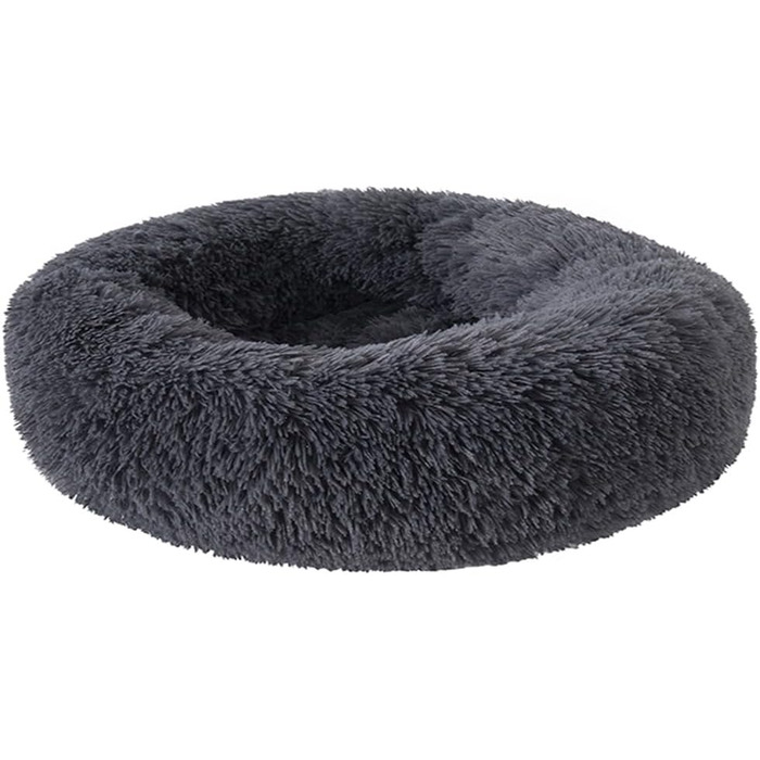 Кругле ліжко-подушка для собак та котів Donut (60 см) - підходить для котів та собак до 10 кг