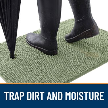 Набір килимків для собак OLANLY, 4 шт., 76.2 x 50.8 см, швидковисихаючі, антиковзаючі, для входу в дім