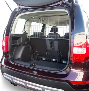 Автомобільна решітка для багажника Travall для Skoda Yeti (2009-2017), захисна перегородка для перевезення домашніх тварин та вантажу, сталева, індивідуальна, для захисту багажного відсіку
