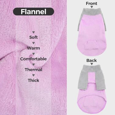 Теплий зимовий пуловер для котів Sphynx, фіолетовий, Roa (M)