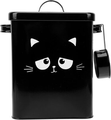 Контейнери для зберігання корму для тварин Ipetboom, метал, корм для котів та ласощі, набір контейнерів з лопаткою, герметичні ємності для корму собак та котів, контейнери для зберігання корму для домашніх тварин